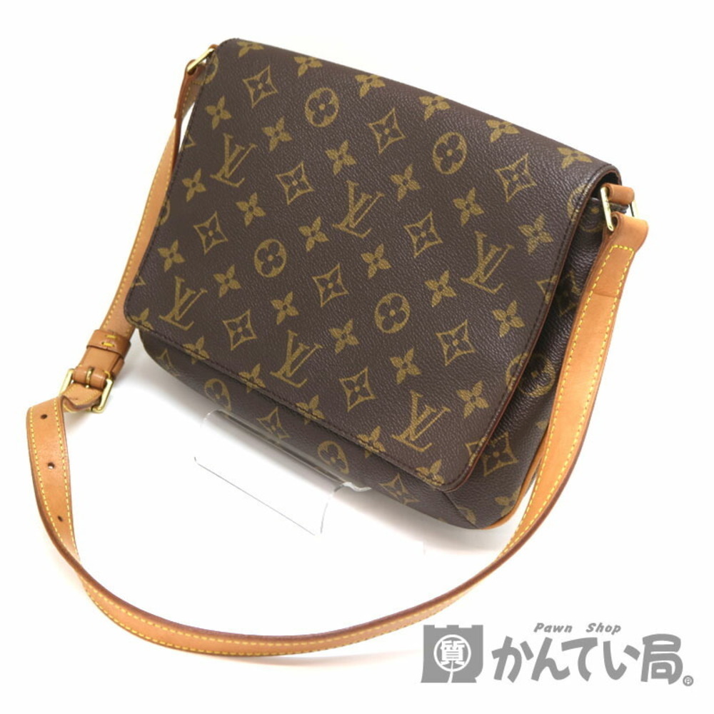 LOUIS VUITTON Musette Tango Short Monogram Canvas Brown LV Shoulder Bag